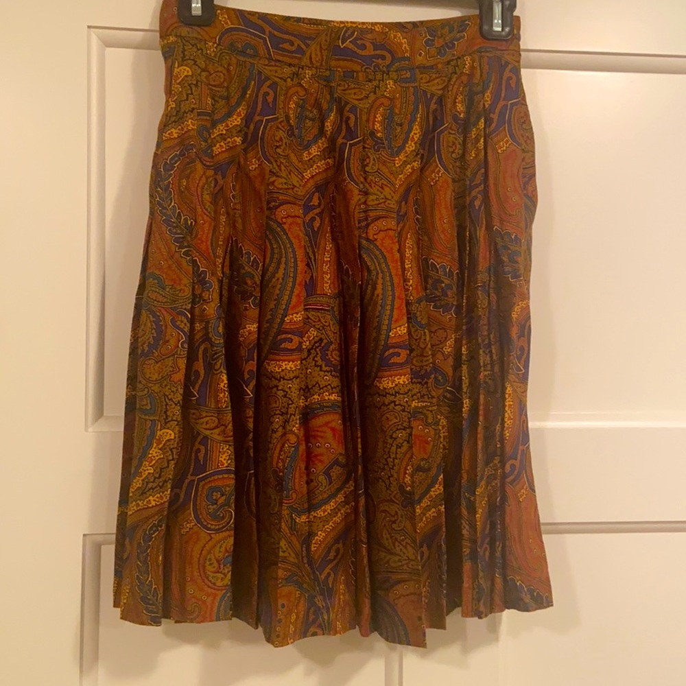 Paisley print skirt